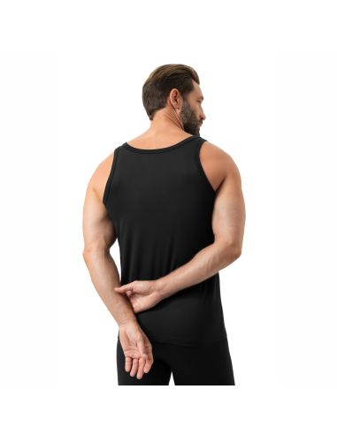 MEY Heren Athletic Shirt Iconic Modal Zwart 2110020