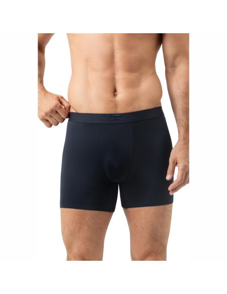 MEY Heren Trunk Long Shorty Iconic Modal Marine 2120240