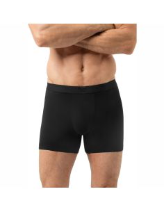 MEY Heren Trunk Long Shorty Iconic Modal Zwart 2120240 2