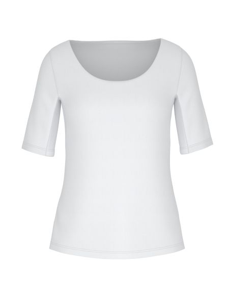 MEY Dames T-Shirt Blazershirt Wit 1110057