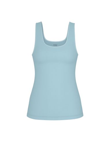 MEY Dames Emotion Top Sporty Hemd Breezy Blue 55204