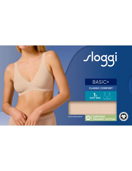Sloggi Dames Basic Soft Bra Beige