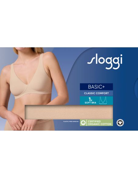 Sloggi Dames Basic Soft Bra Beige