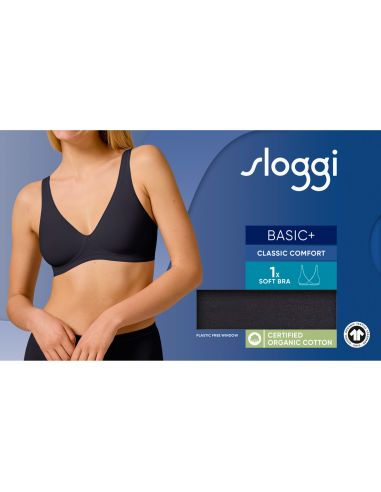 Sloggi Dames Basic Soft Bra Zwart