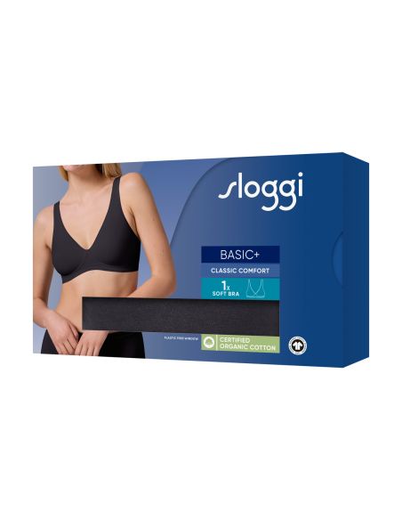 Sloggi Dames Basic Soft Bra Zwart