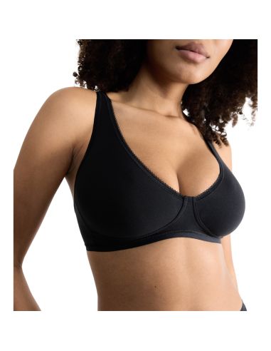 Sloggi Dames Basic Soft Bra Zwart