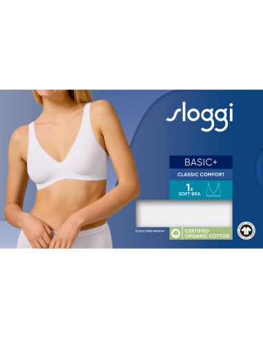 Sloggi Dames Basic Soft Bra Wit