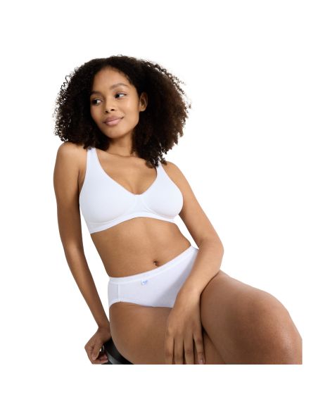 Sloggi Dames Basic Soft Bra Wit