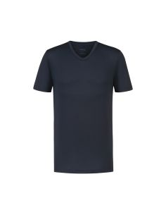 MEY Heren T-Shirt V-hals Iconic Modal Marine 2110028