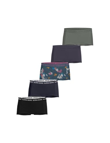 Bjorn Borg Meisjes Mini Shorts Cotton Stretch 5pack MP001