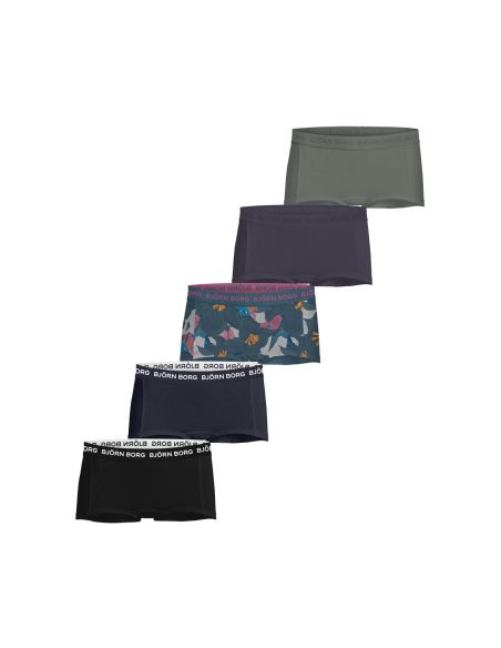 Bjorn Borg Meisjes Mini Shorts Cotton Stretch 5pack MP001