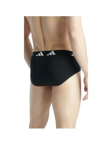 Adidas Heren Slip Active Flex Cotton 3pack Zwart