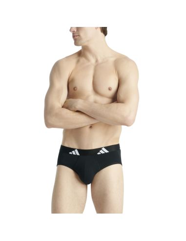 Adidas Heren Slip Active Flex Cotton 3pack Zwart