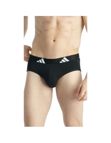 Adidas Heren Slip Active Flex Cotton 3pack Zwart