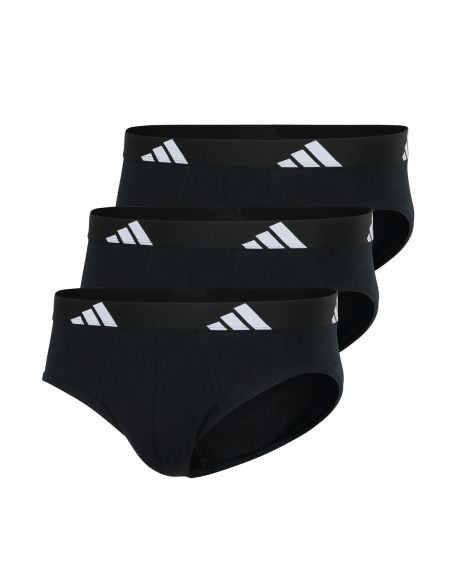 Adidas Heren Slip Active Flex Cotton 3pack Zwart
