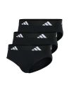 Adidas Heren Slip Active Flex Cotton 3pack Zwart