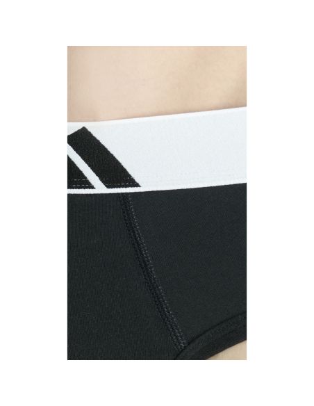 Adidas Heren Slip Active Flex Cotton 3pack Zwart Wit