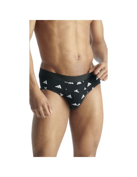 Adidas Heren Slip Active Flex Cotton 3pack Logo Mix