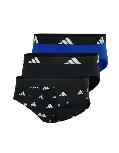 Adidas Heren Slip Active Flex Cotton 3pack Logo Mix