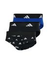 Adidas Heren Slip Active Flex Cotton 3pack Logo Mix