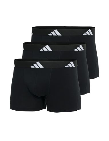 Adidas Heren Short Active Flex Cotton 3Pack Zwart