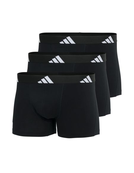 Adidas Heren Short Active Flex Cotton 3Pack Zwart