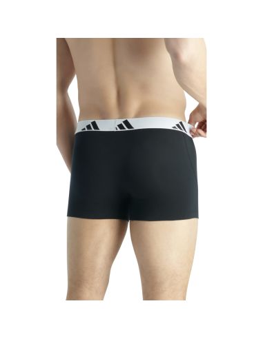 Adidas Heren Short Active Flex Cotton 3Pack Zwart Wit