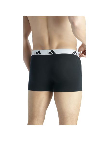 Adidas Heren Short Active Flex Cotton 3Pack Zwart Wit