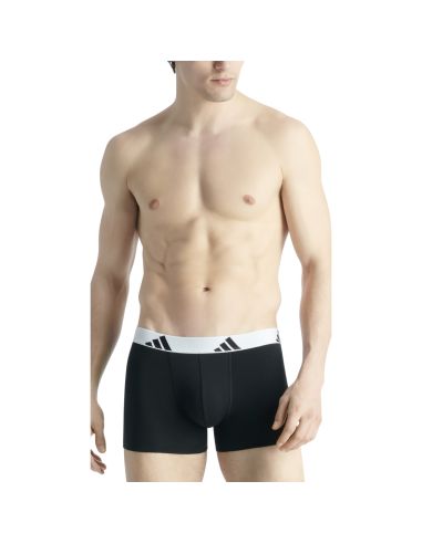 Adidas Heren Short Active Flex Cotton 3Pack Zwart Wit