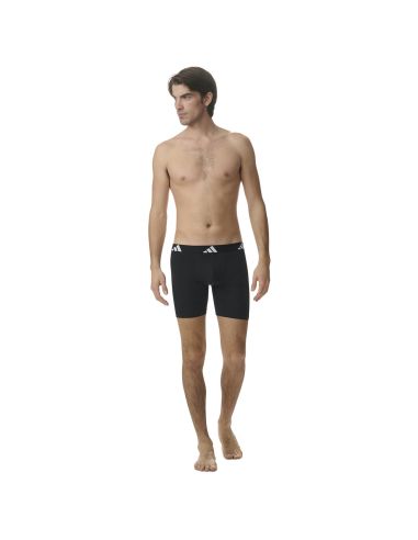 Adidas Heren Boxer brief Flex Cotton 3Pack Zwart