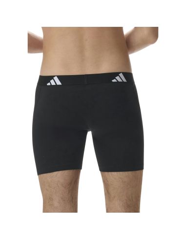 Adidas Heren Boxer brief Flex Cotton 3Pack Zwart