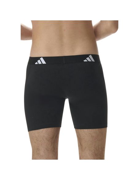 Adidas Heren Boxer brief Flex Cotton 3Pack Zwart