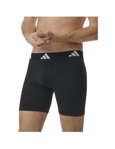 Adidas Heren Boxer brief Flex Cotton 3Pack Zwart 2