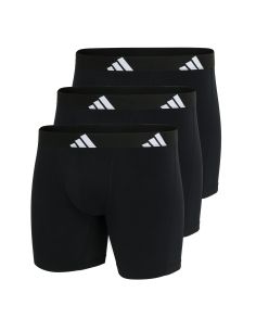 Adidas Heren Boxer brief Flex Cotton 3Pack Zwart