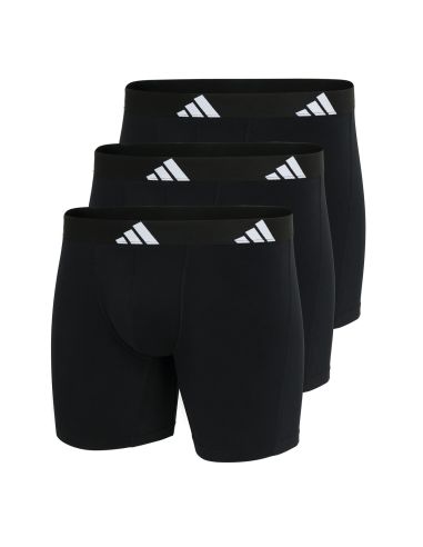 Adidas Heren Boxer brief Flex Cotton 3Pack Zwart