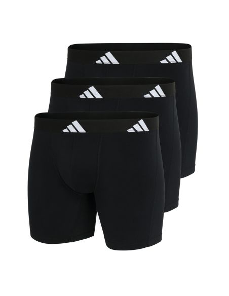 Adidas Heren Boxer brief Flex Cotton 3Pack Zwart