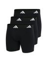 Adidas Heren Boxer brief Flex Cotton 3Pack Zwart