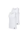 Adidas Heren Tank Top hemd Active Flex Cotton Ergonomic 2pack Wit