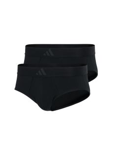 Adidas Heren Low Rise Slip Active Flex Cotton 2Pack Zwart
