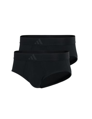Adidas Heren Low Rise Slip Active Flex Cotton 2Pack Zwart