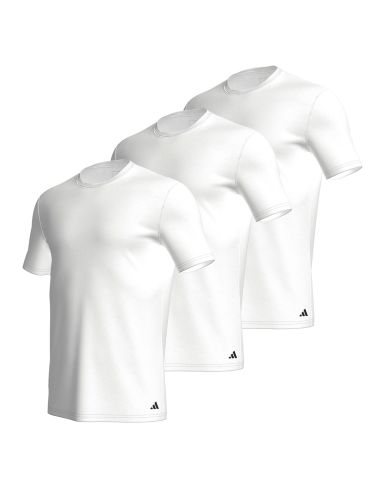 Adidas Heren T-Shirt Active Core 3pack Wit