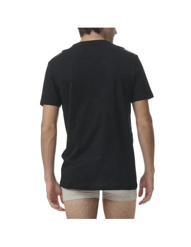 Adidas Heren T-Shirt V-hals Active Core 3pack Zwart