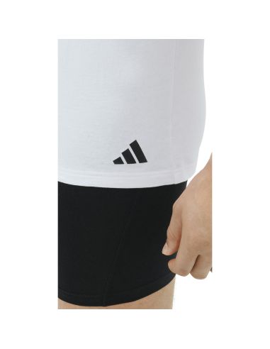 Adidas Heren T-Shirt V-hals Active Core 3pack Zwart Wit Grijs