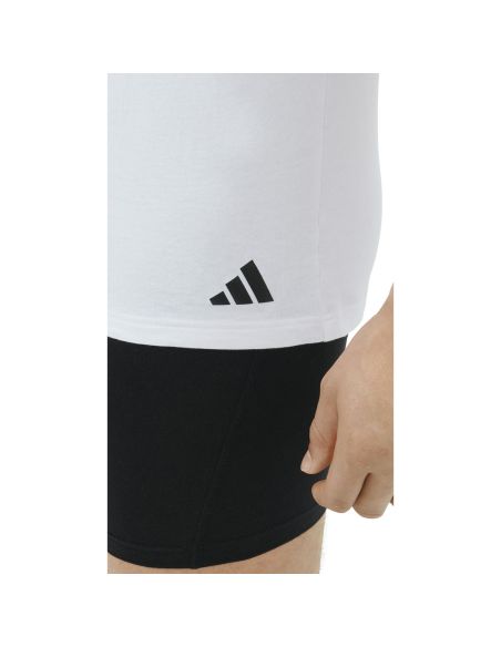 Adidas Heren T-Shirt V-hals Active Core 3pack Zwart Wit Grijs