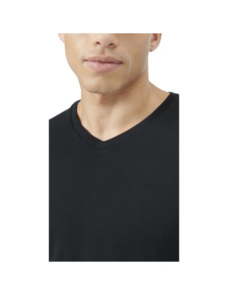 Adidas Heren T-Shirt V-hals Active Core 3pack Zwart Wit Grijs