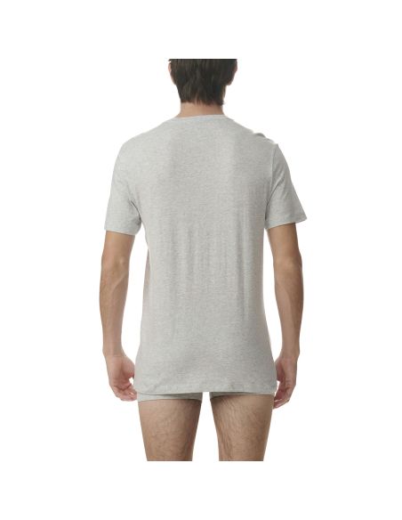 Adidas Heren T-Shirt V-hals Active Core 3pack Zwart Wit Grijs