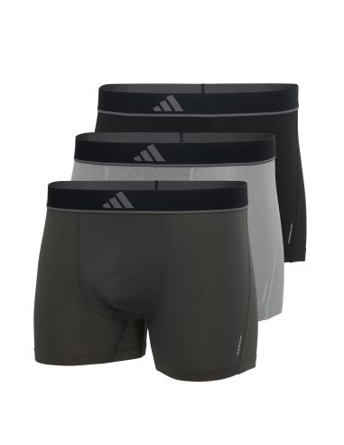 Adidas Heren Short Active Micro Flex 3pack Zwart Wit Grijs