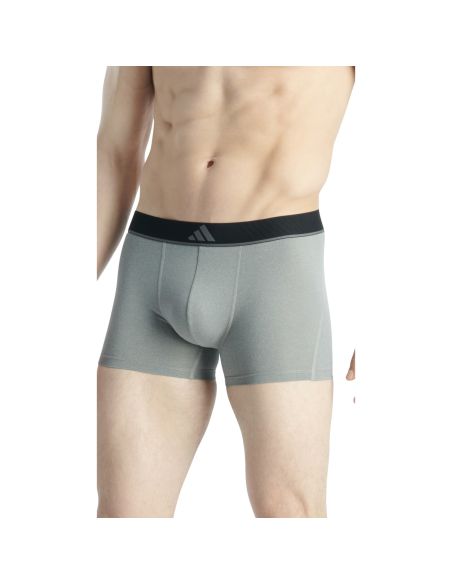 Adidas Heren Short Active Micro Flex 3pack Zwart Wit Grijs