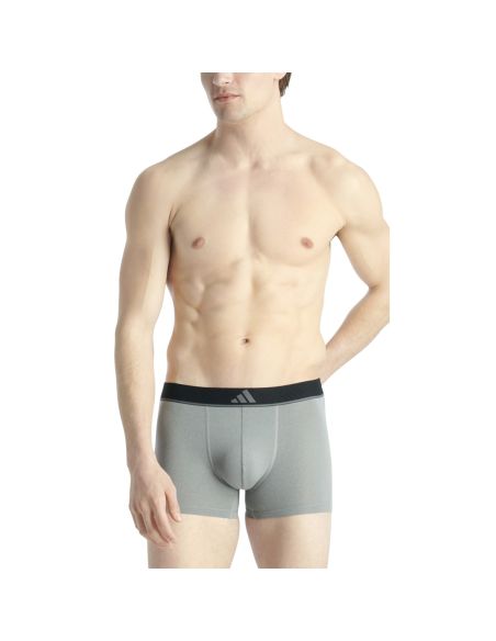 Adidas Heren Short Active Micro Flex 3pack Zwart Wit Grijs