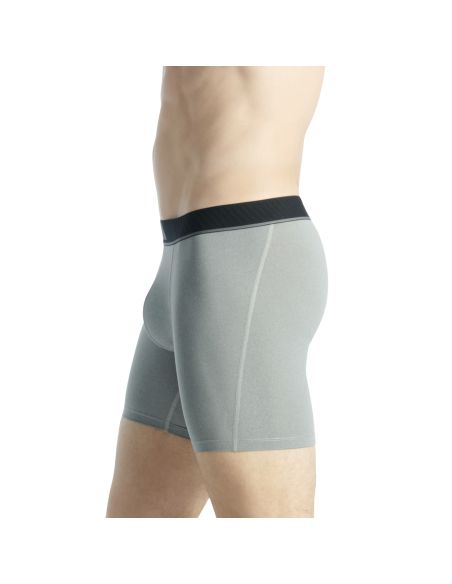 Adidas Heren Boxer Brief Active Micro Flex 3pack Zwart Wit Grijs